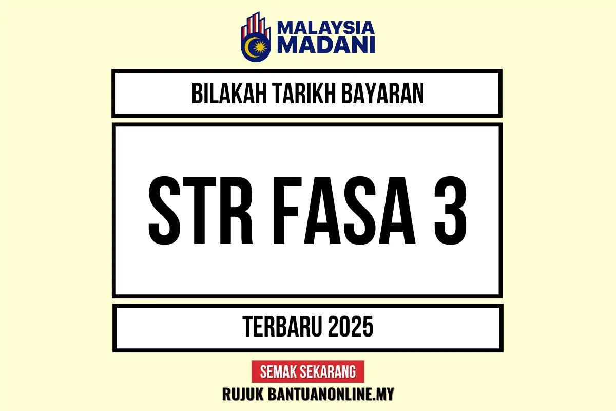 JADUAL BAYARAN STR 2025
