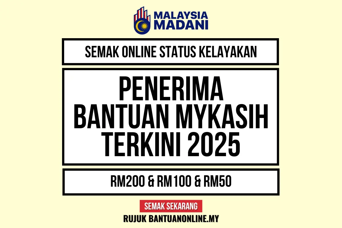 SEMAKAN ONLINE TERKINI MYKASIH 2025