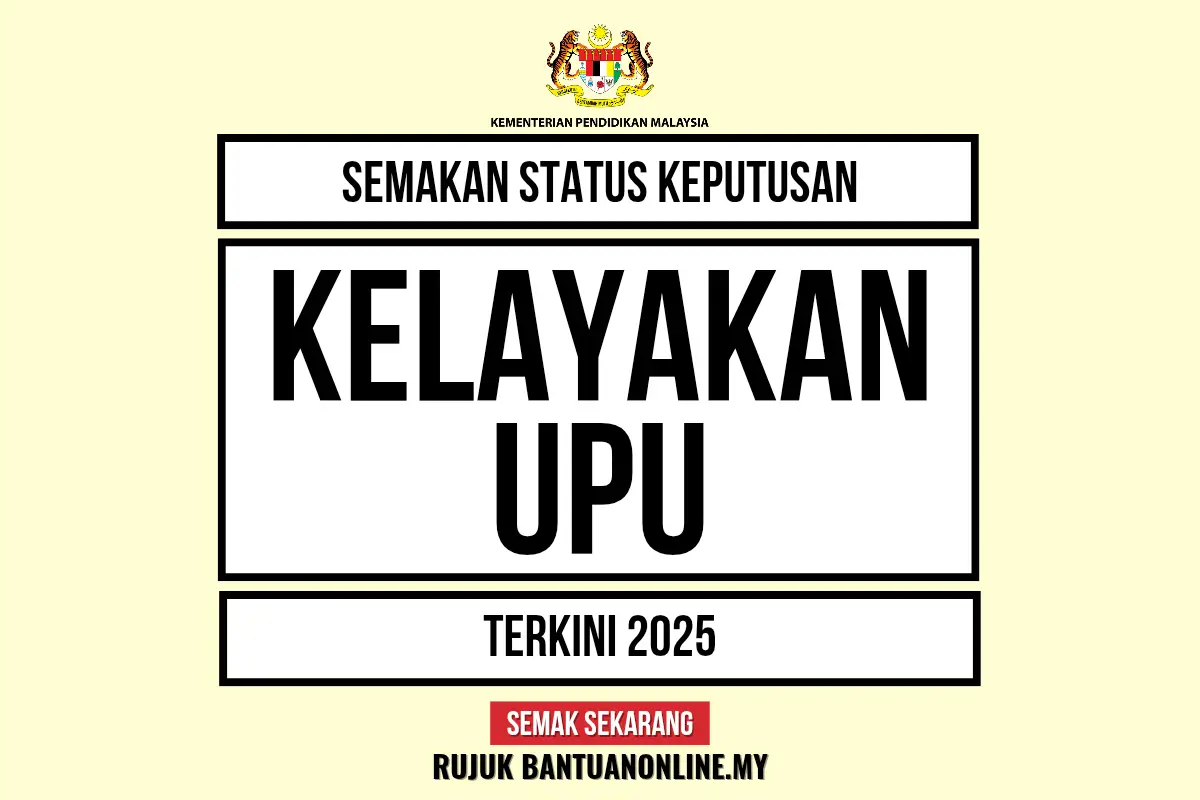 SEMAKAN JPT UPU 2025