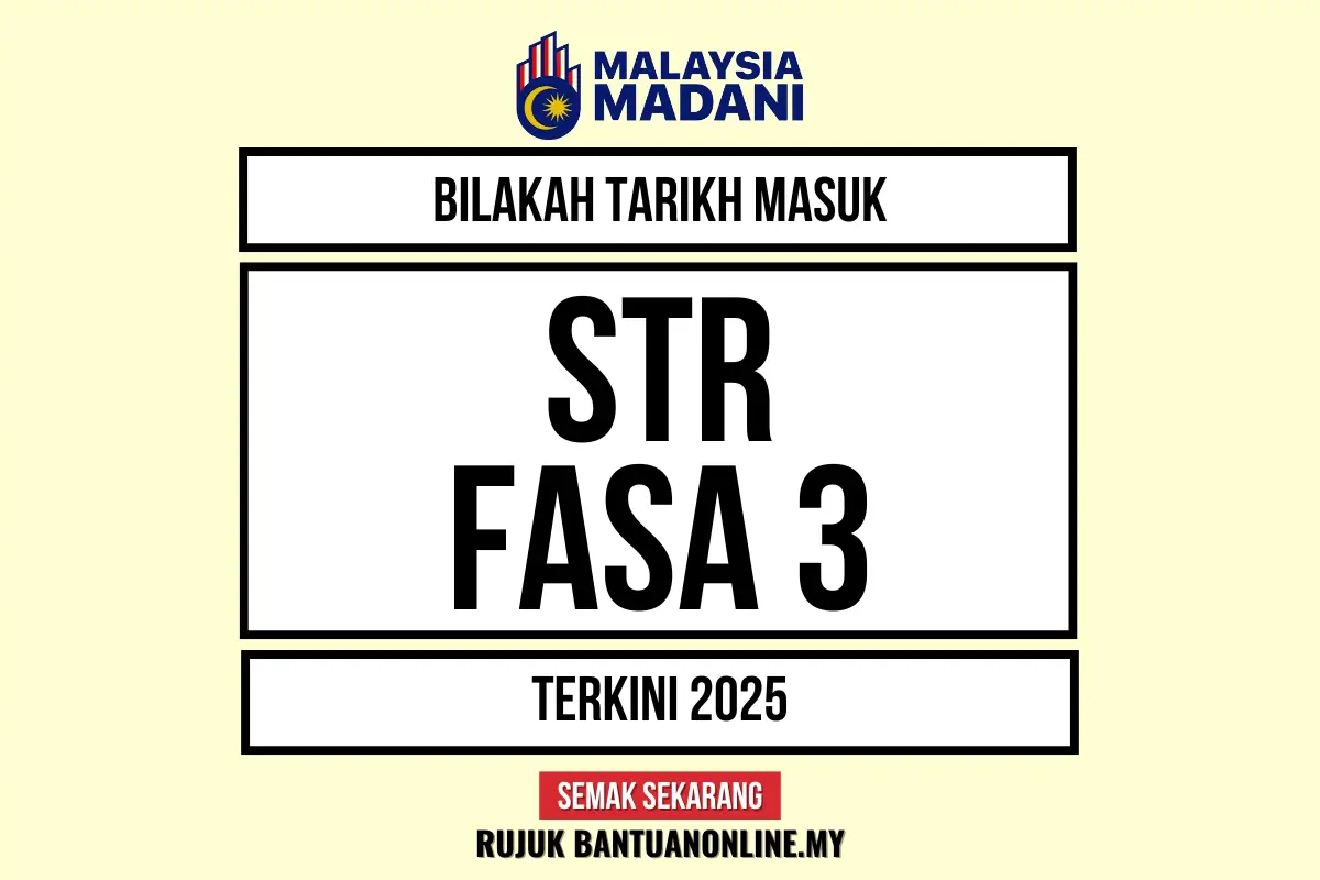 TARIKH MASUK BAYARAN STR