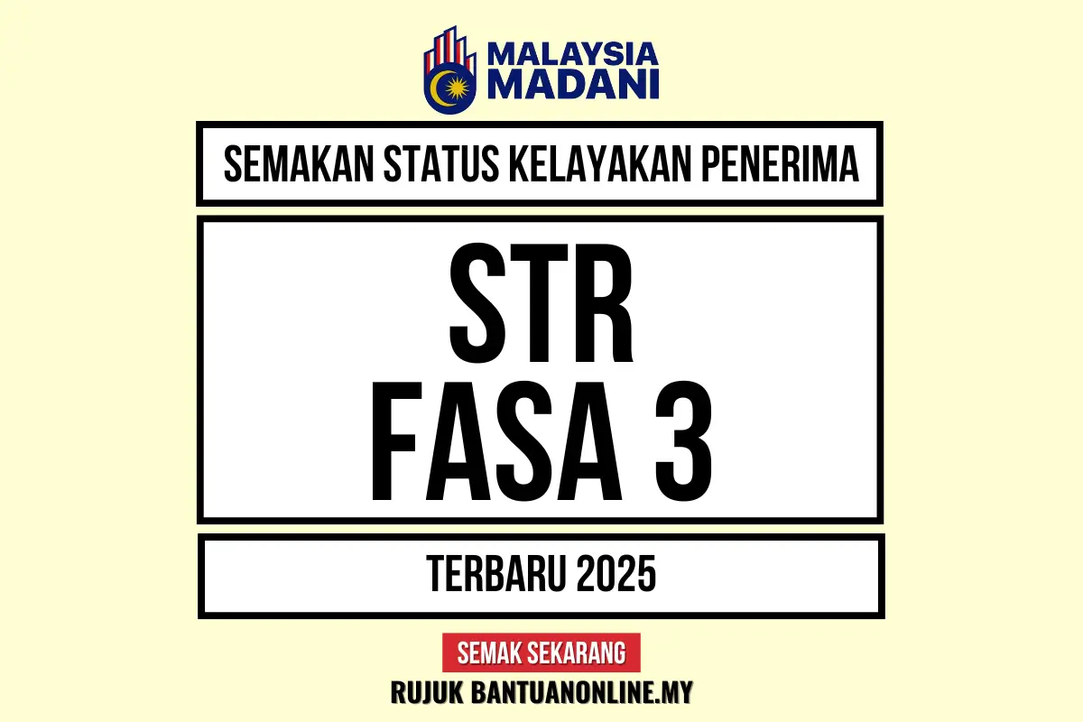 SEMAKAN STATUS STR 2025