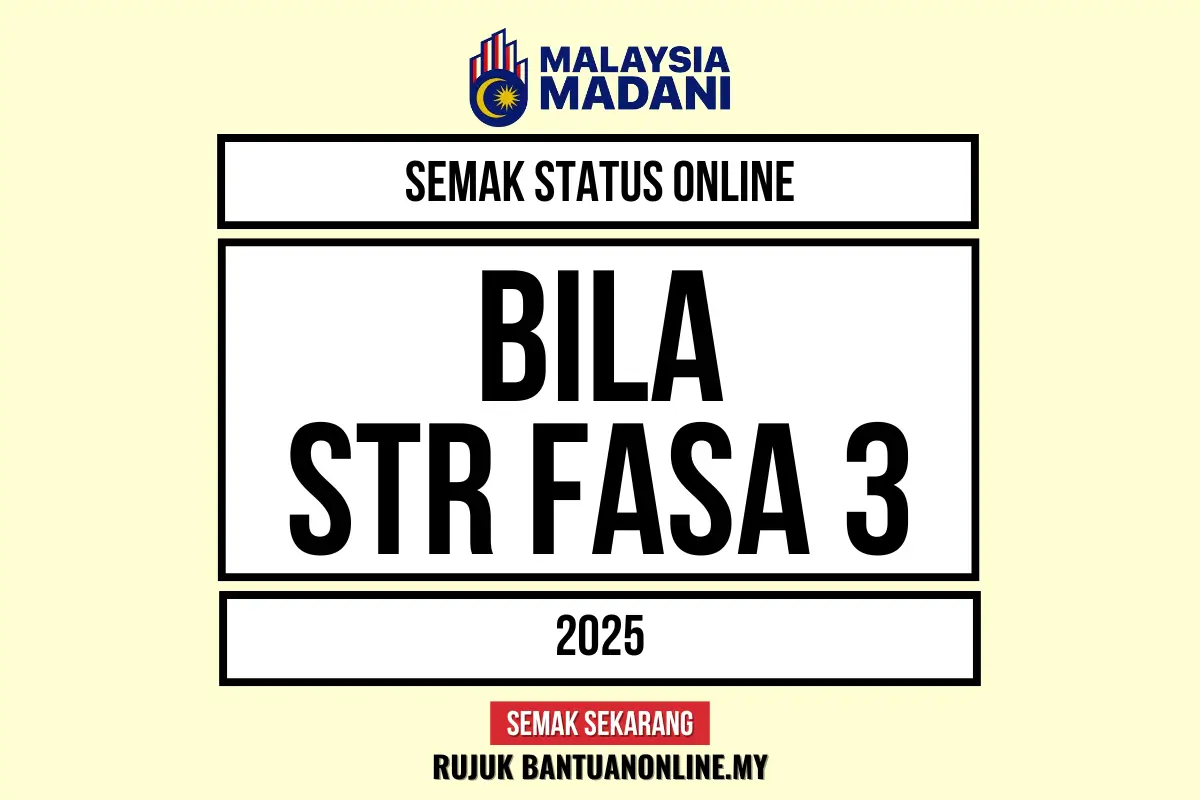 CARA SEMAK STATUS STR