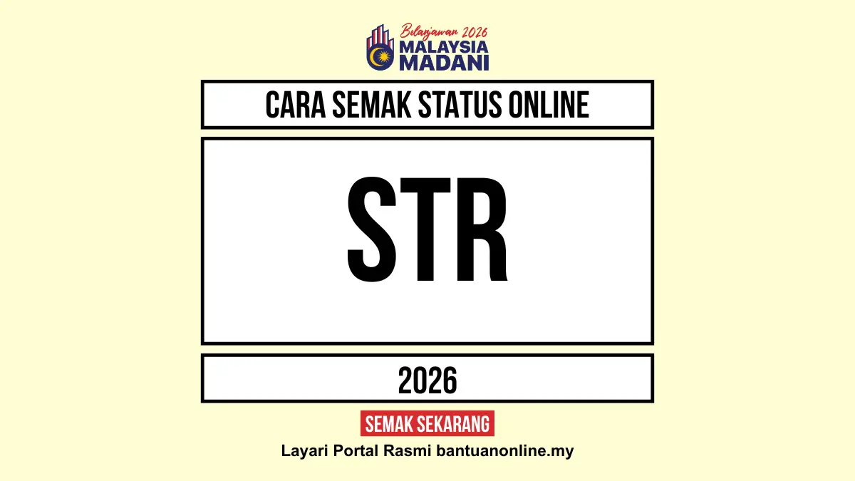 CARA SEMAK STATUS STR