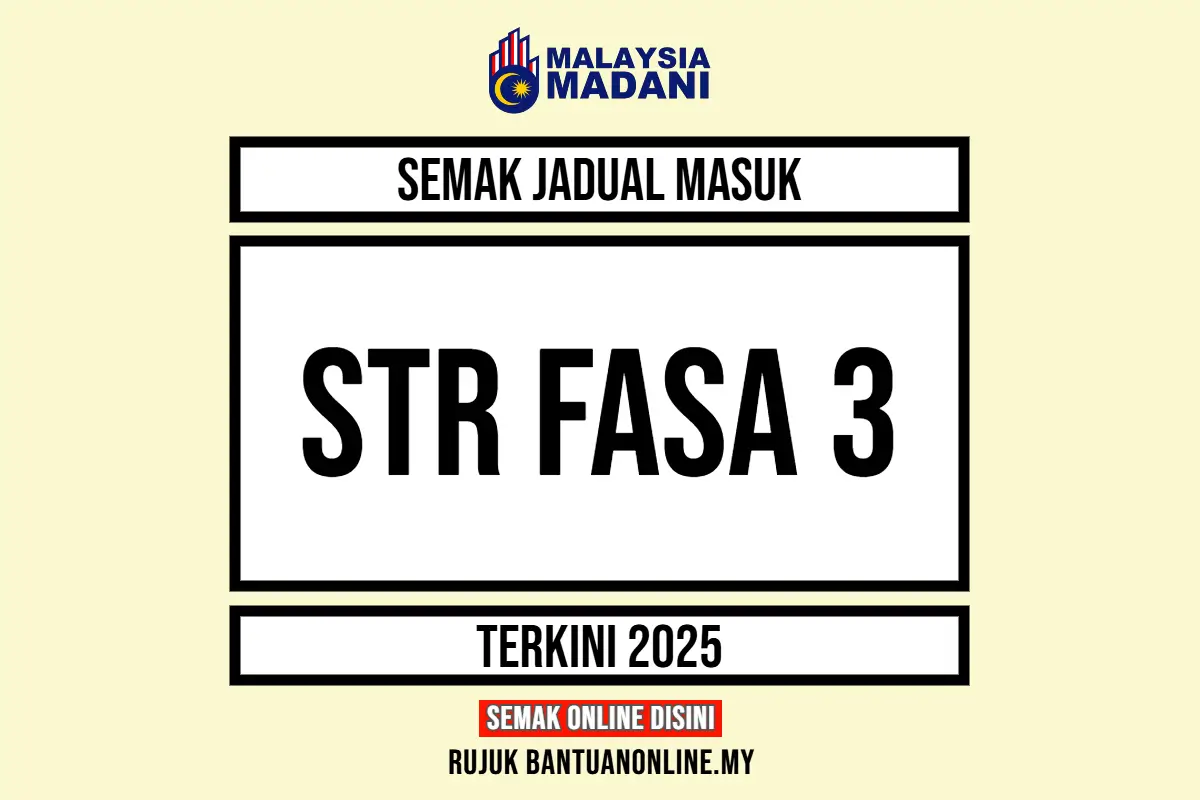 JADUAL BAYARAN STR 2025 FASA 3