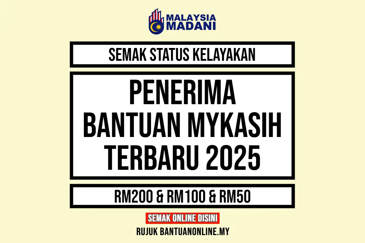 MYKASIH 2025 SEMAKAN STATUS PENERIMA