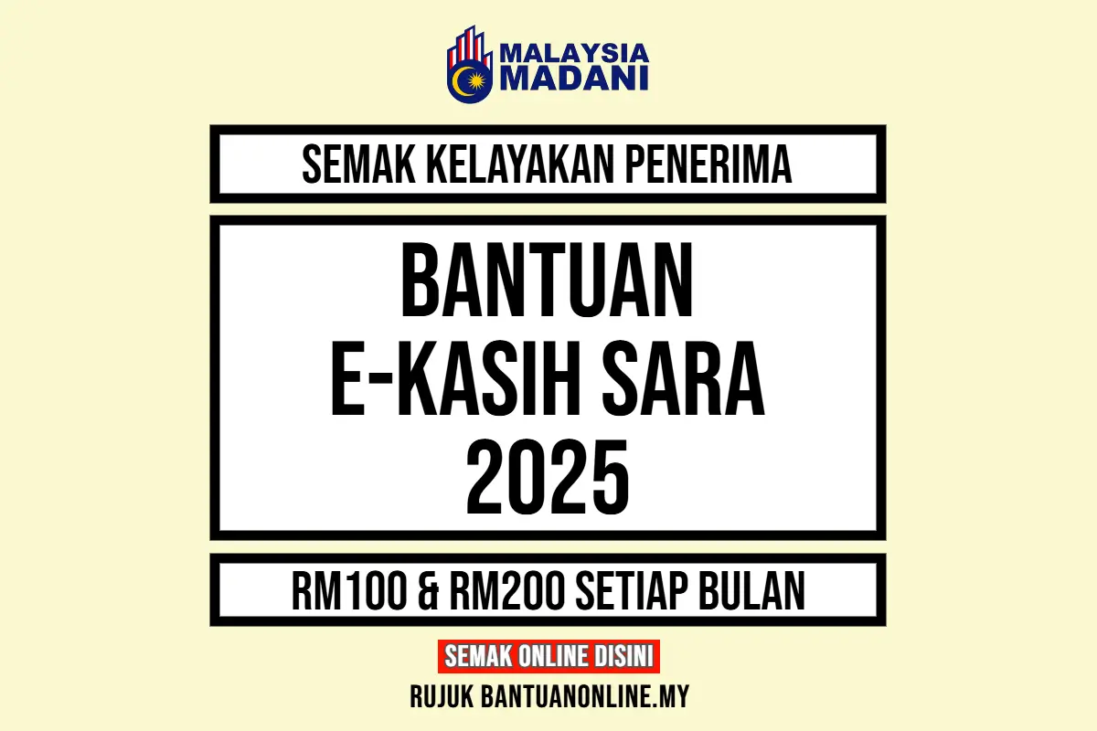SEMAKAN BANTUAN E KASIH SARA