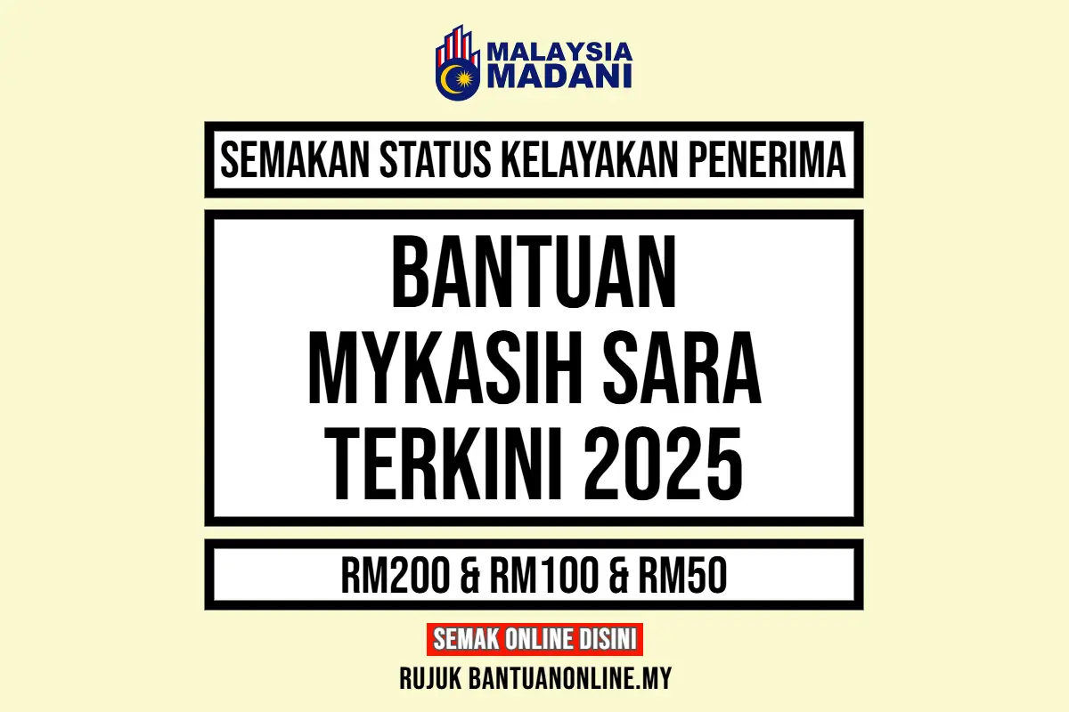 SEMAKAN MYKASIH SARA ONLINE 2025