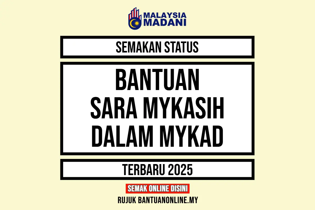 SEMAKAN STATUS SARA MYKASIH DALAM MYKAD