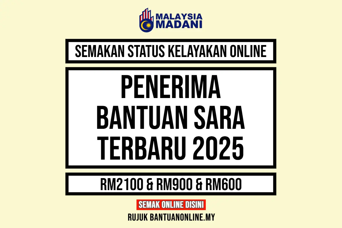 SEMAKAN STATUS SARA ONLINE