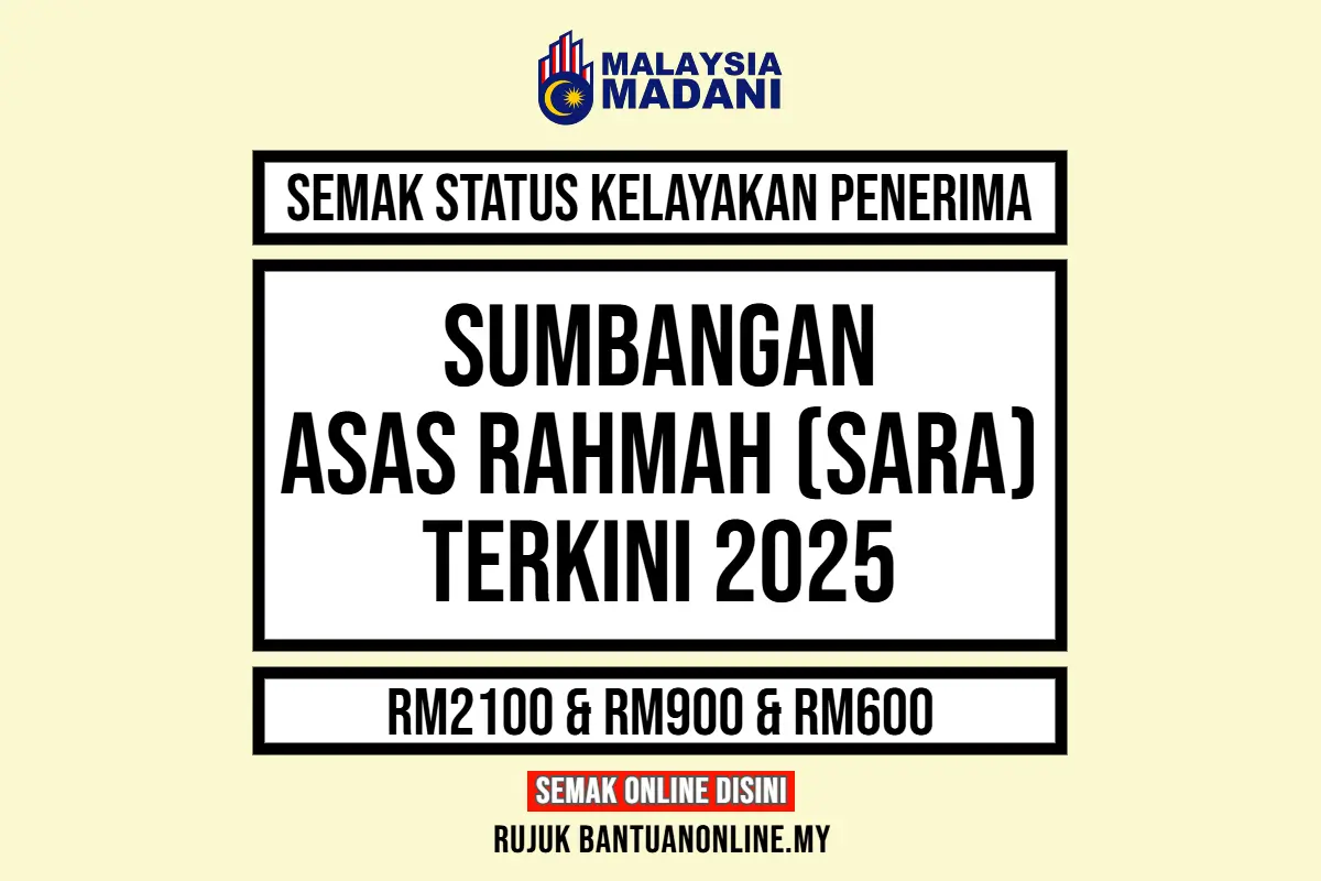 SUMBANGAN ASAS RAHMAH SEMAK STATUS