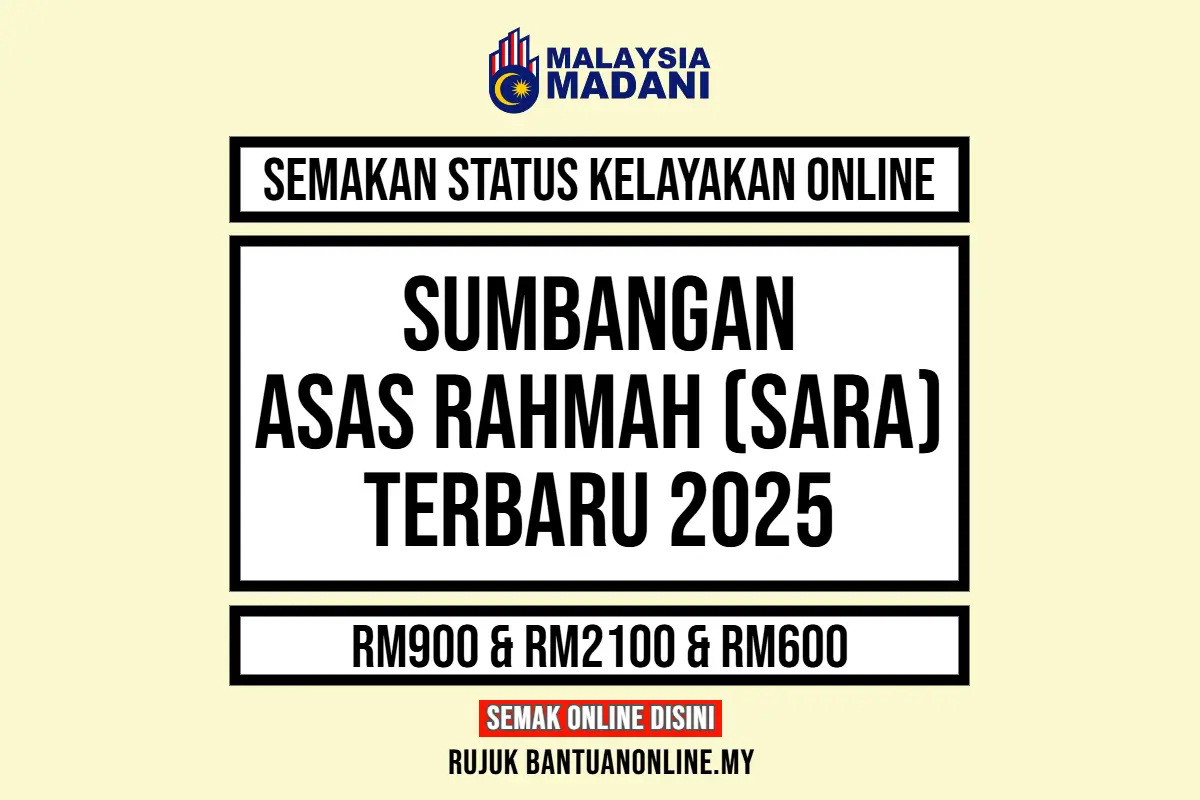 SUMBANGAN ASAS RAHMAH SEMAKAN ONLINE