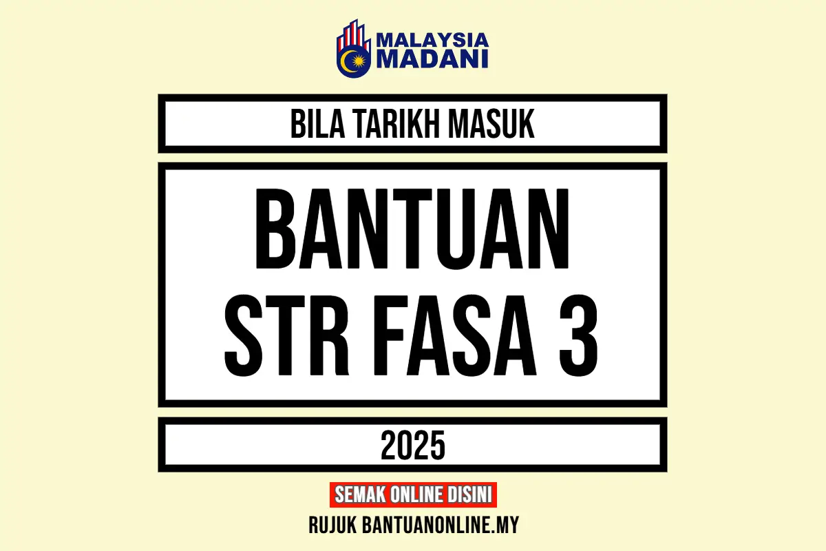 TARIKH MASUK DUIT STR