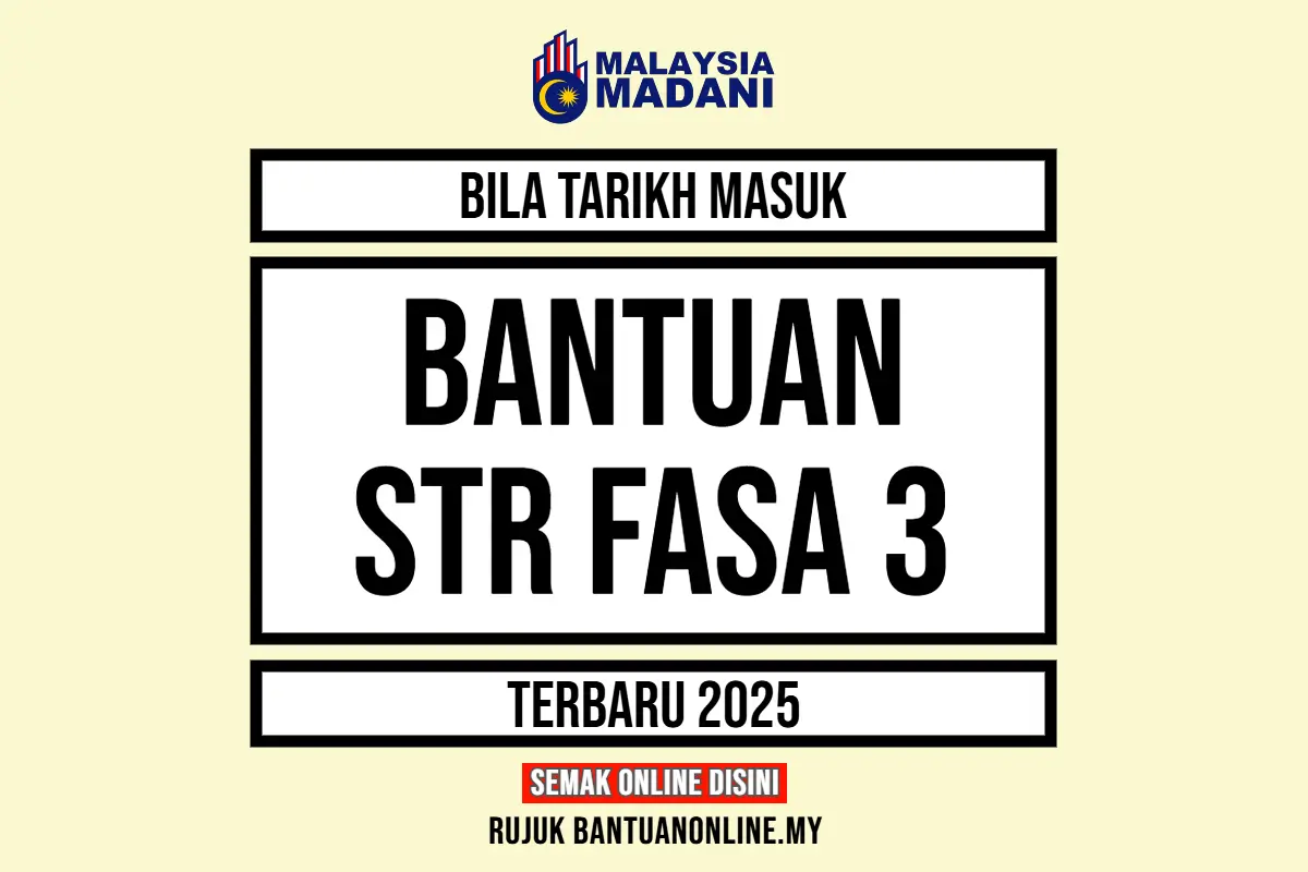 TARIKH STR FASA 3 2025