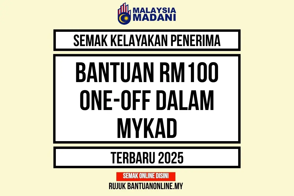 BANTUAN 100 MYKAD ONE OFF