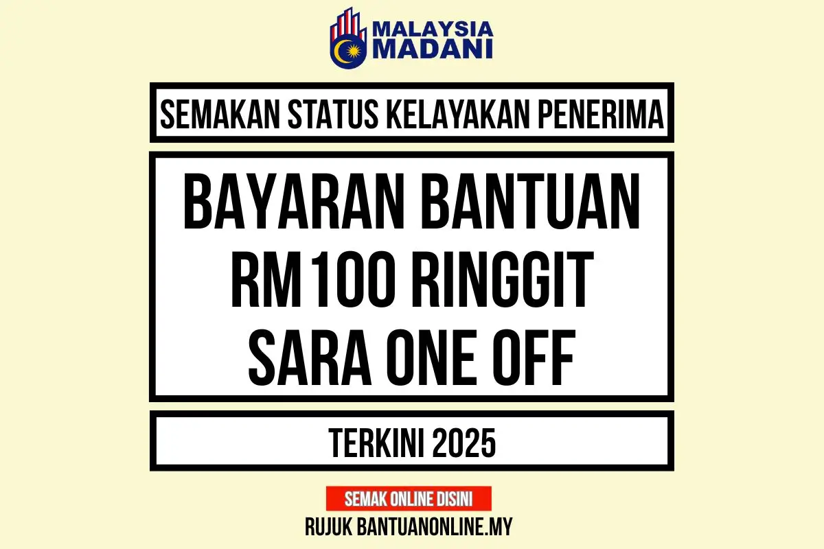 BANTUAN 100 RINGGIT SARA
