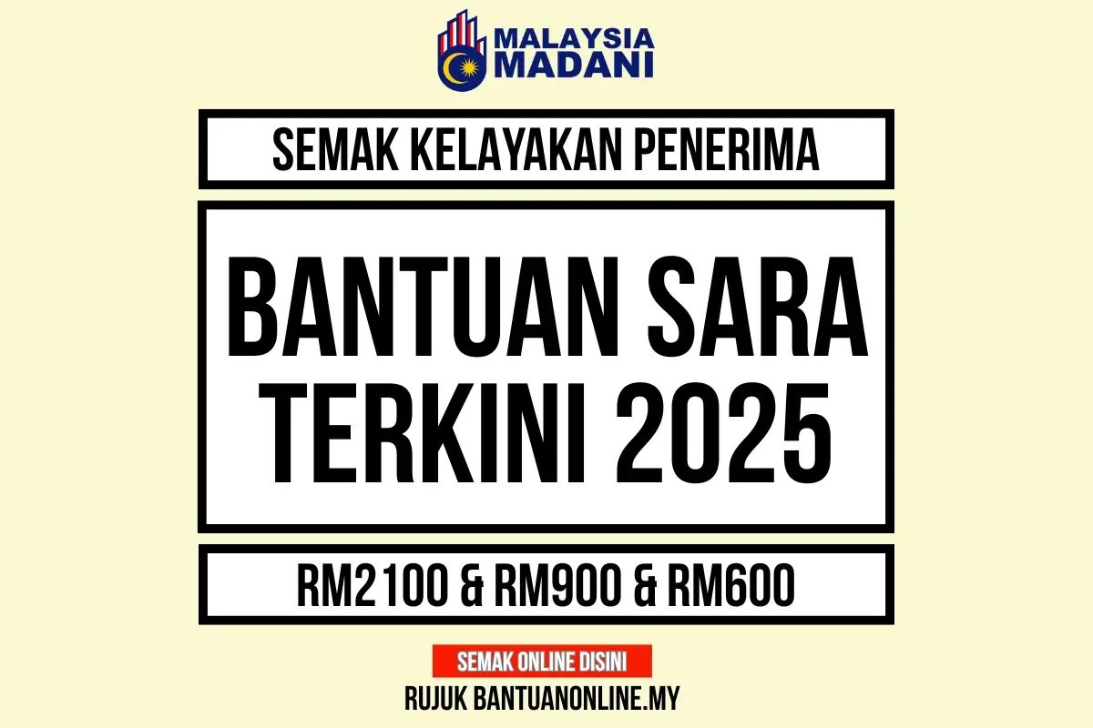 BANTUAN SARA 2025 TERKINI