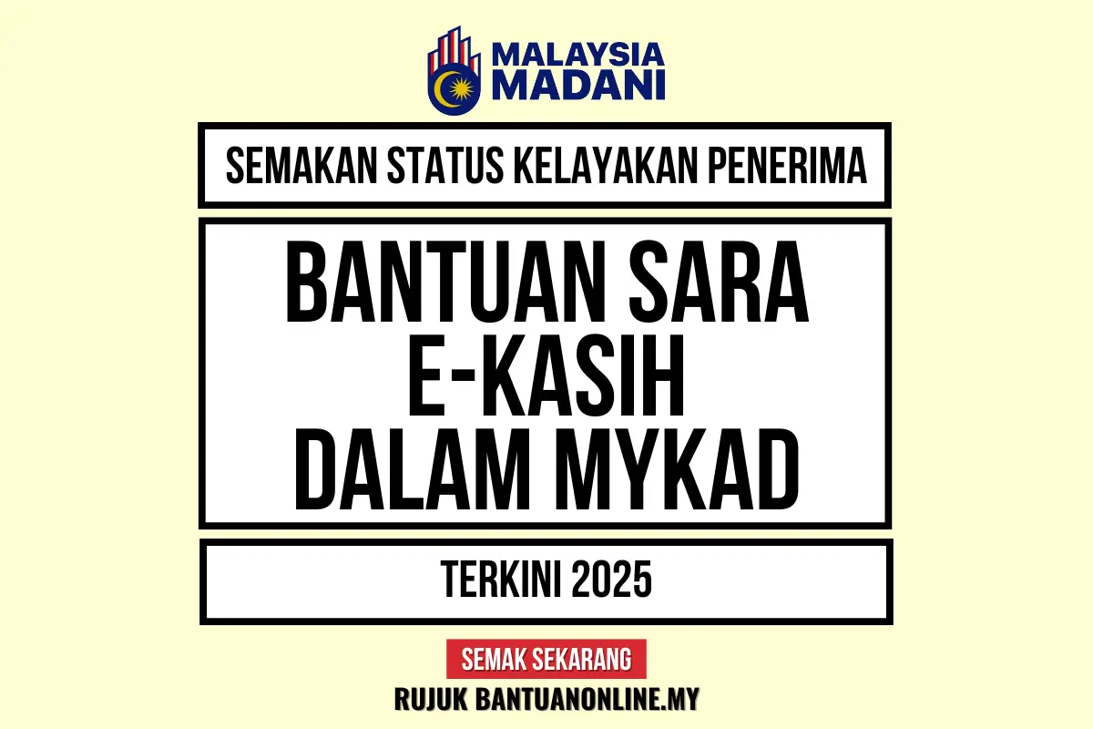 SARA EKASIH DALAM MYKAD 2025