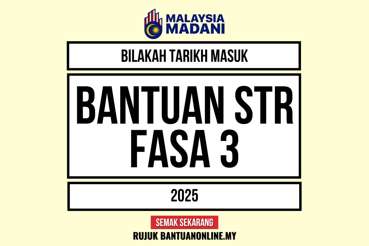 TARIKH BAYARAN DUIT STR 2025