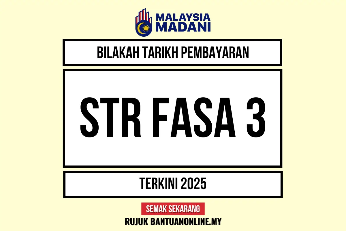 TARIKH PEMBAYARAN DUIT STR