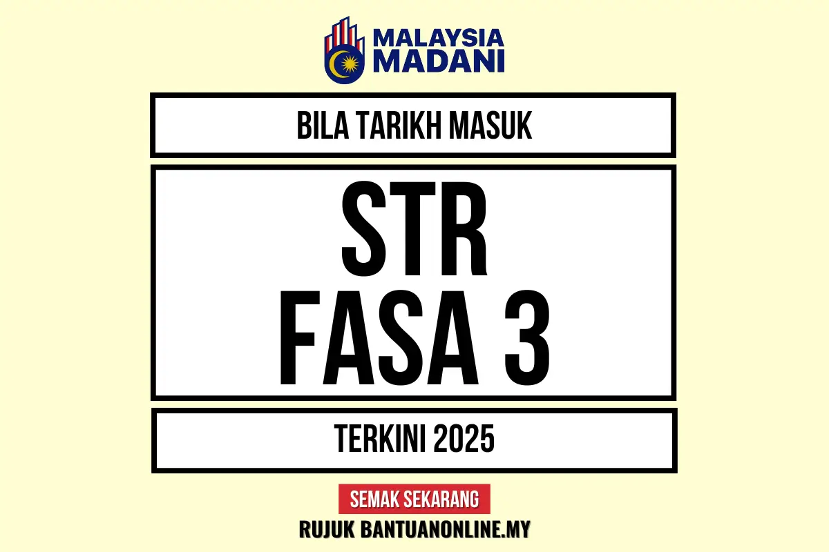 TARIKH PEMBAYARAN STR MASUK
