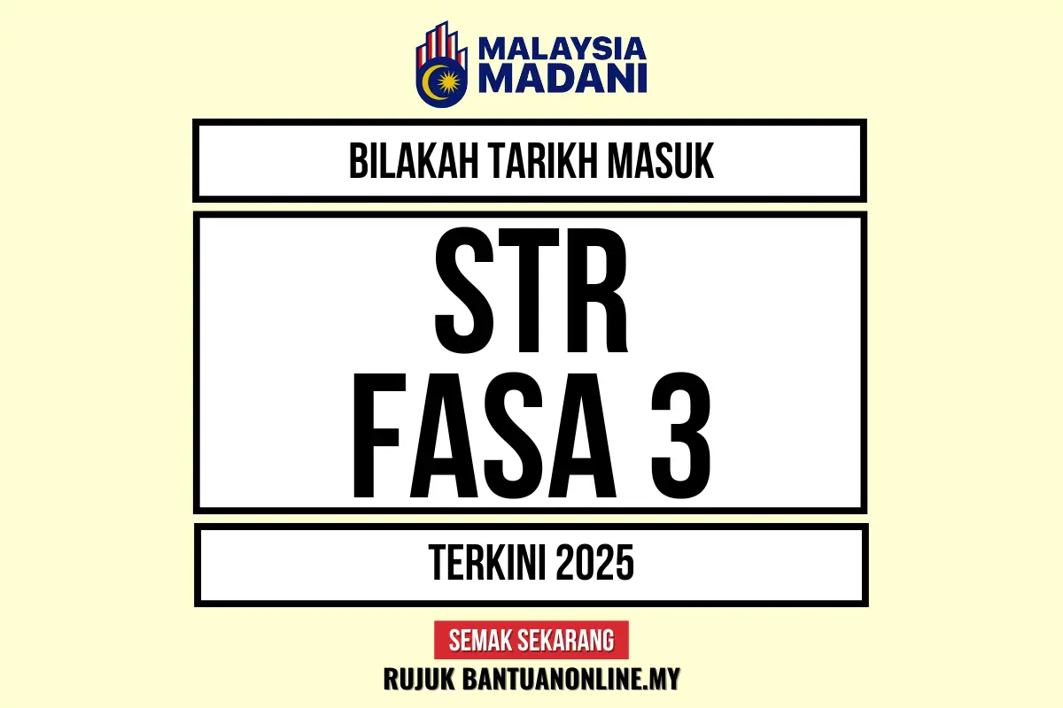 TARIKH PEMBAYARAN MASUK STR