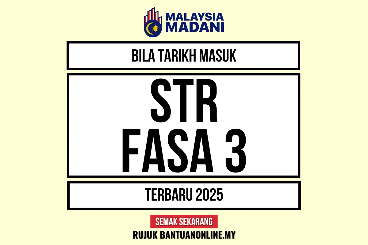 BILAKAH MASUK BAYARAN STR