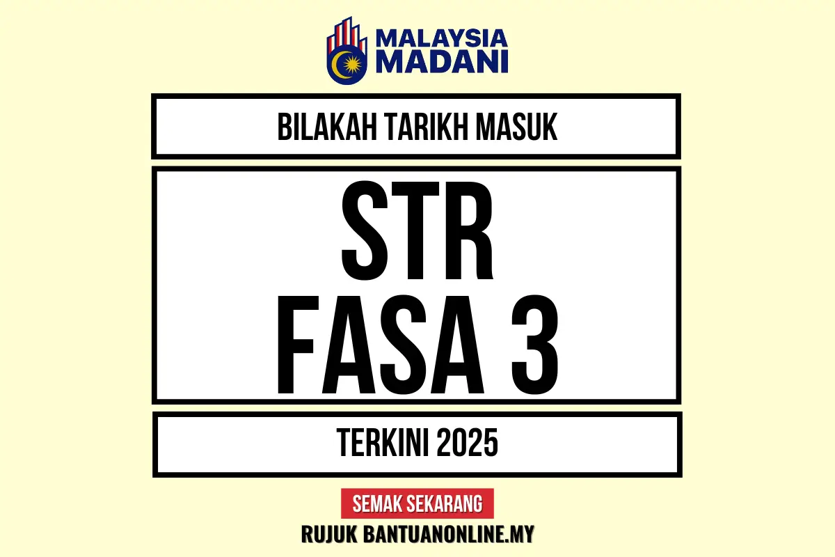 BILAKAH BAYARAN DUIT STR