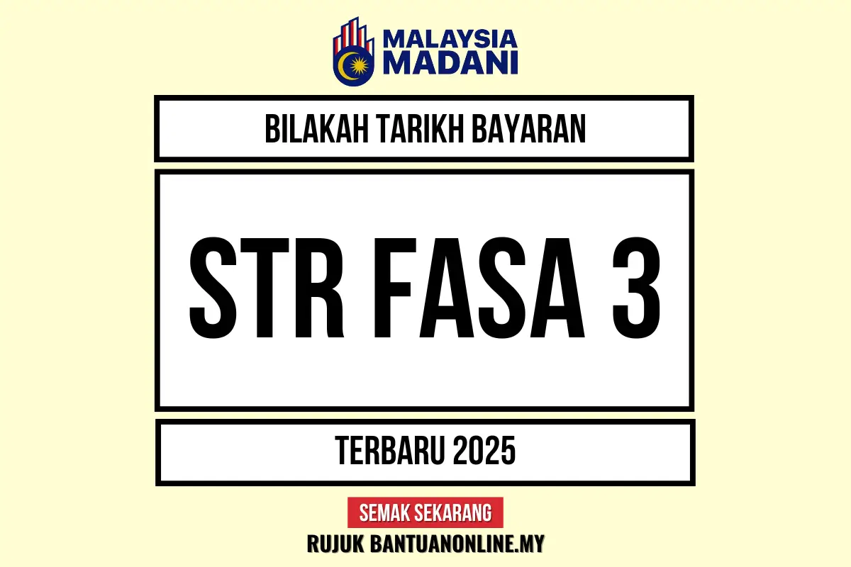 TARIKH BAYAR DUIT STR 2025