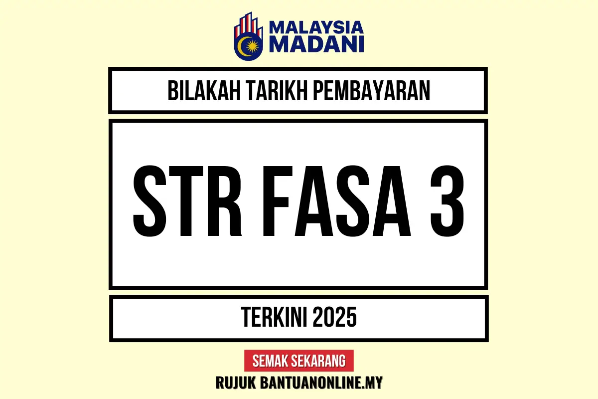 JADUAL PEMBAYARAN DUIT STR