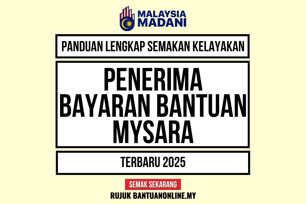CARA SEMAKAN MYSARA 2025