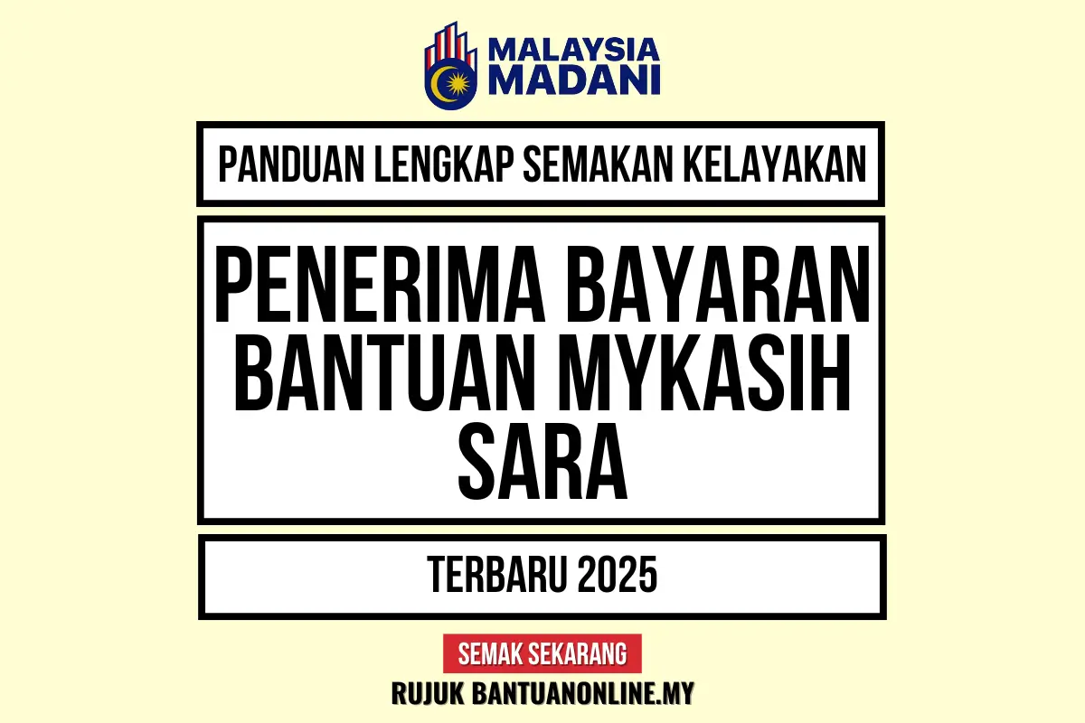 SARA 2025 CARA SEMAK