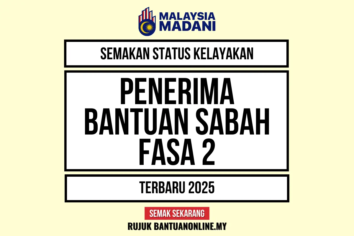 BANTUAN SABAH 900 SEMAKAN