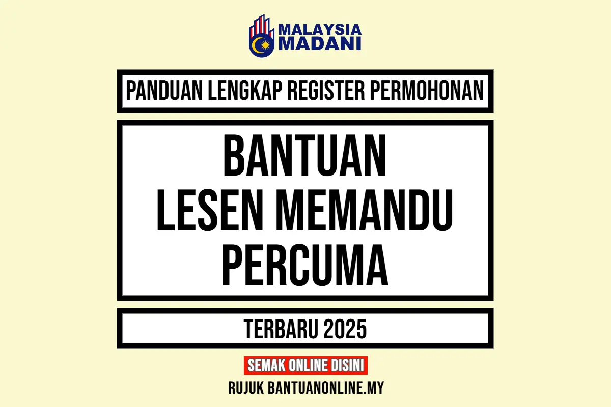 PENDAFTARAN LESEN PERCUMA JPJ