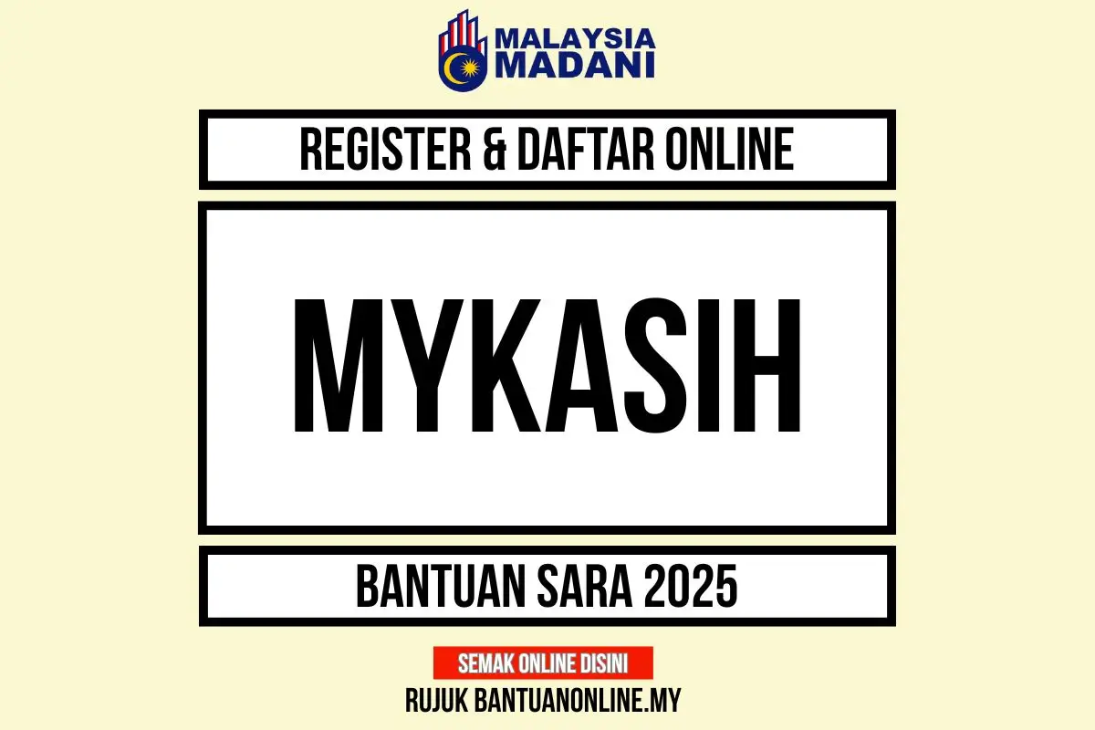 REGISTER MYKASIH ONLINE