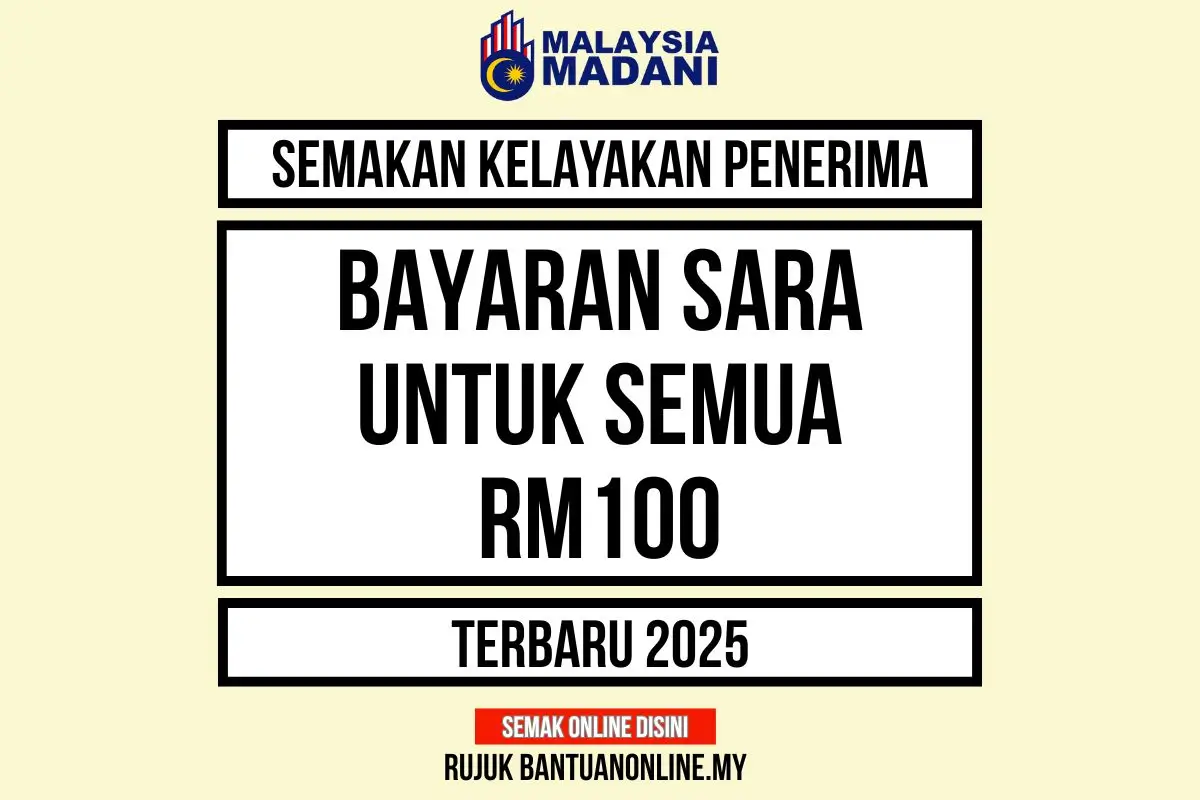 SARA UNTUK SEMUA RM100