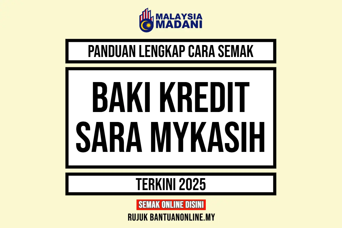 SEMAK BAKI KREDIT MYKASIH