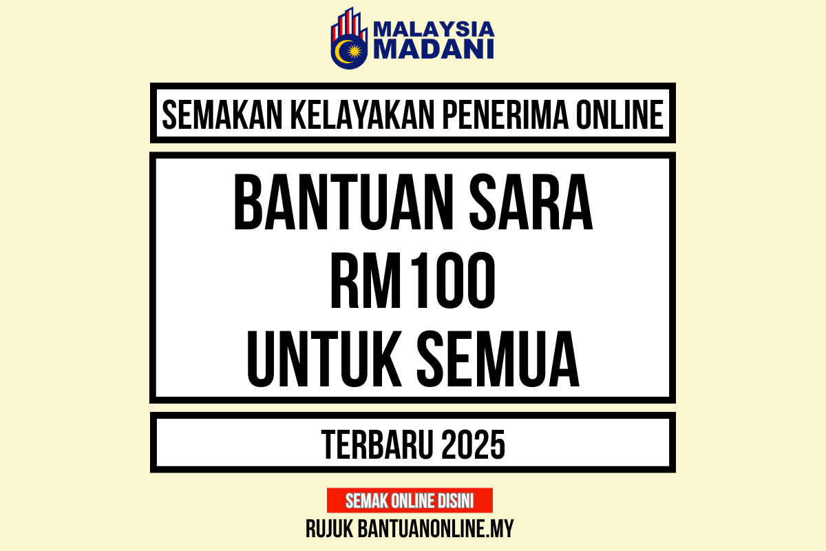 BANTUAN SARA 2025 ONLINE