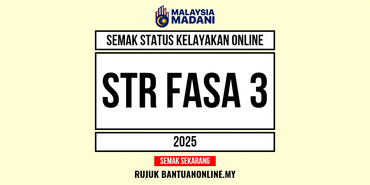 SEMAK STR 2025 ONLINE