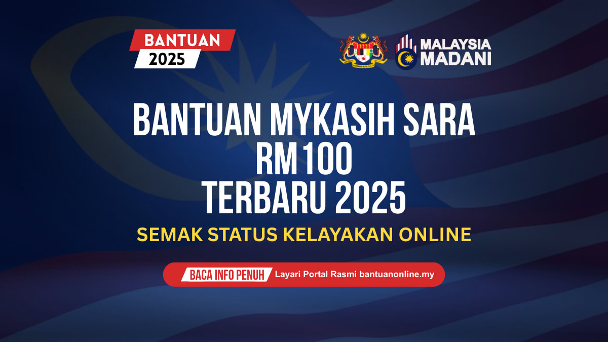 SEMAK MYKASIH SARA RM100
