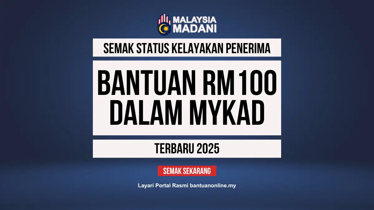 BANTUAN 100 MYKAD SEMAK