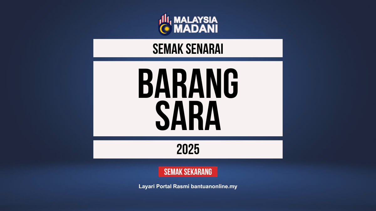 SENARAI BARANG SARA