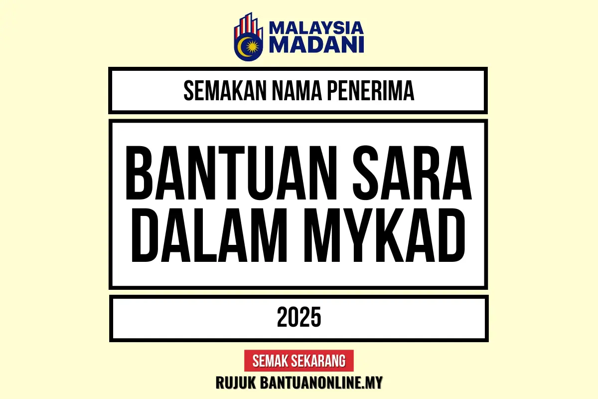 BANTUAN SARA RM100 MYKAD
