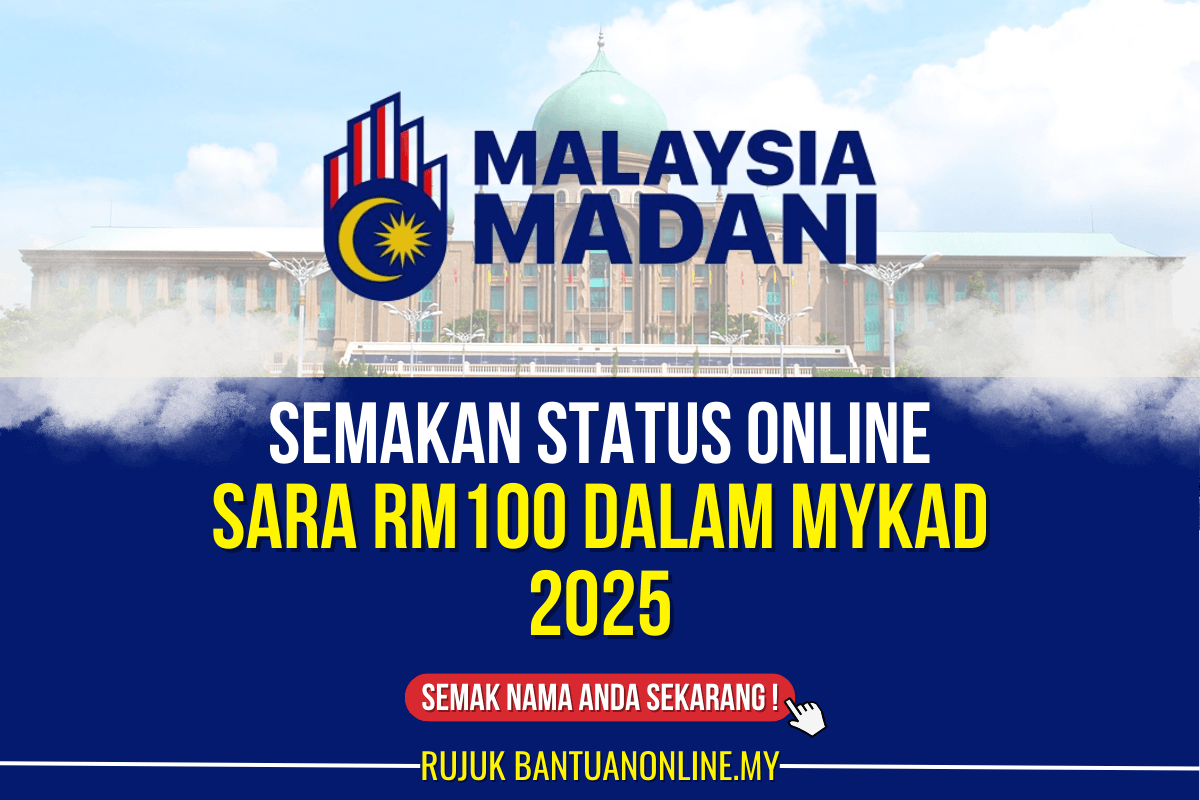SEMAKAN SARA RM100 ONLINE