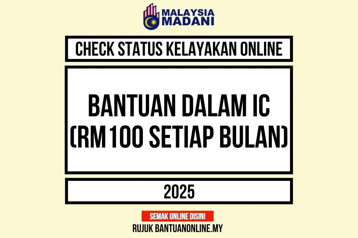 CHECK BANTUAN RM100 IC