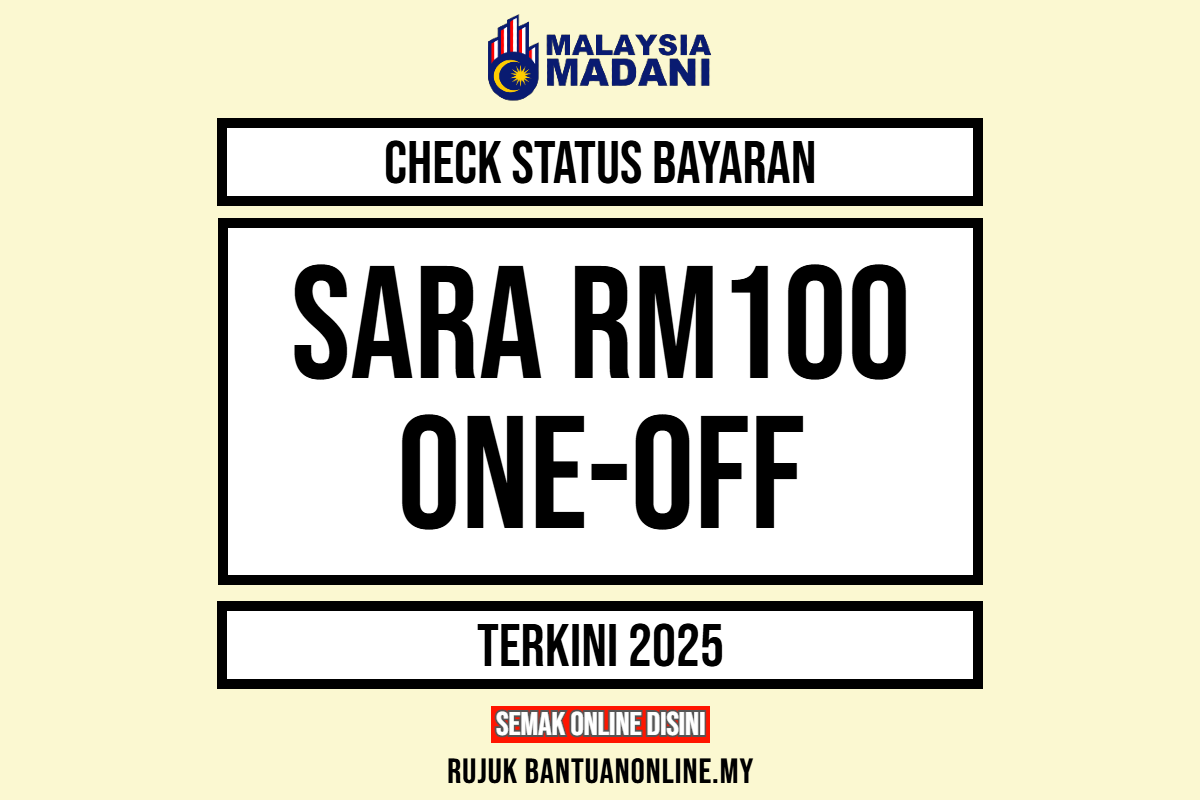 CHECK BAYARAN SARA RM100
