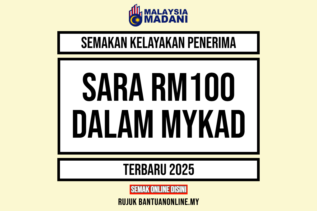 PEMBAYARAN SARA RM100
