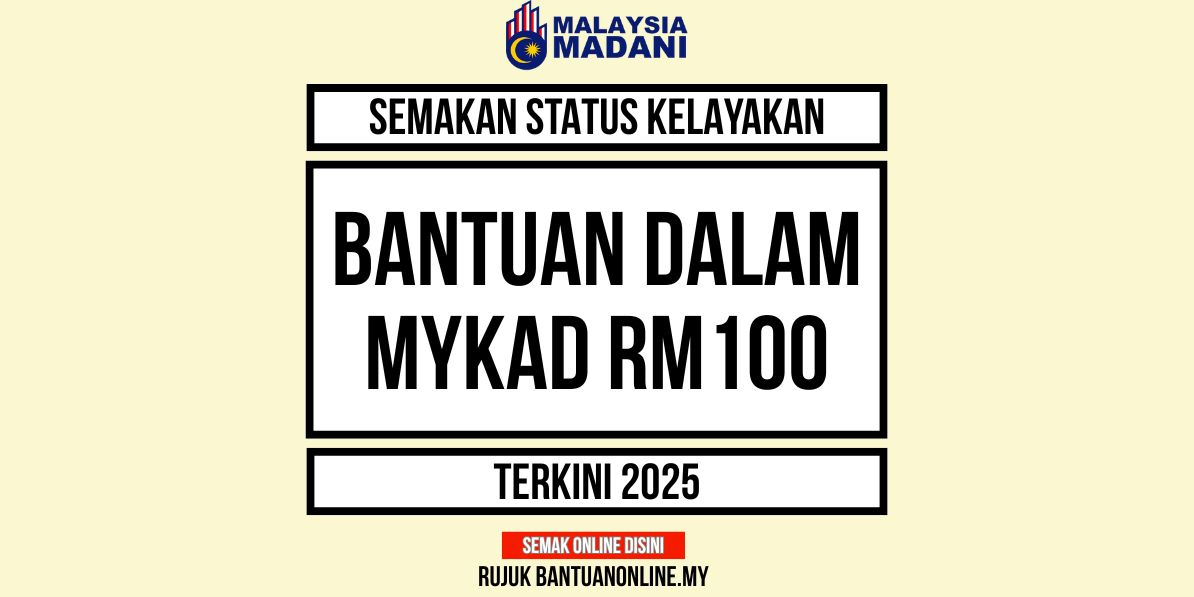 RM100 BANTUAN MYKAD