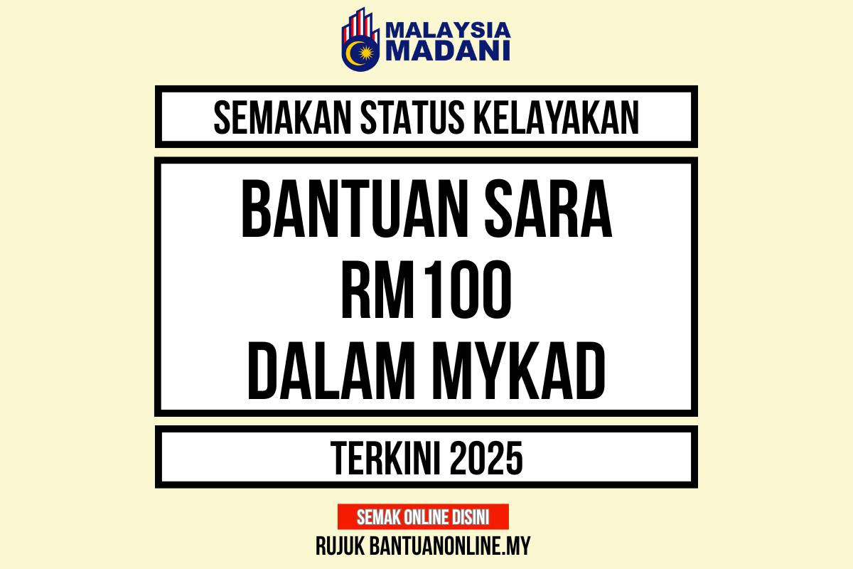 RM100 MYKAD BANTUAN SARA