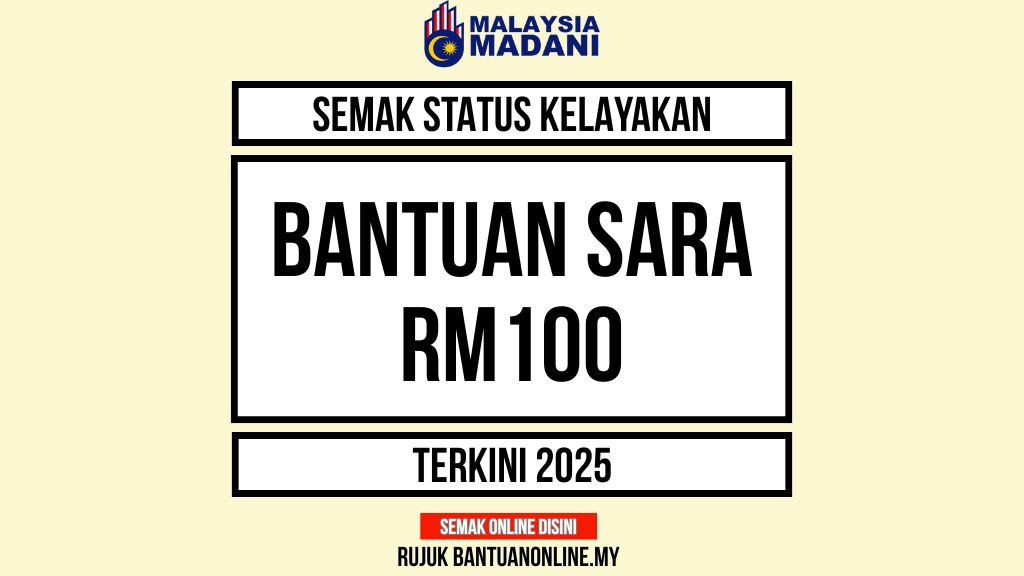 SEMAK SARA RM100 2025