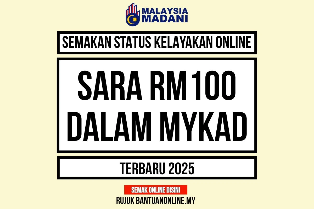 SEMAKAN 100 SARA MYKAD